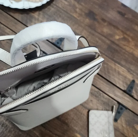 Kate Spade Cream Backpack & Wallet - Picture 3 of 7